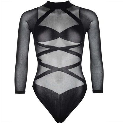 LEG AVENUE Set 2 Piezas Body Con Medias – Diseño Elegante Para Realzar Tu Feminidad