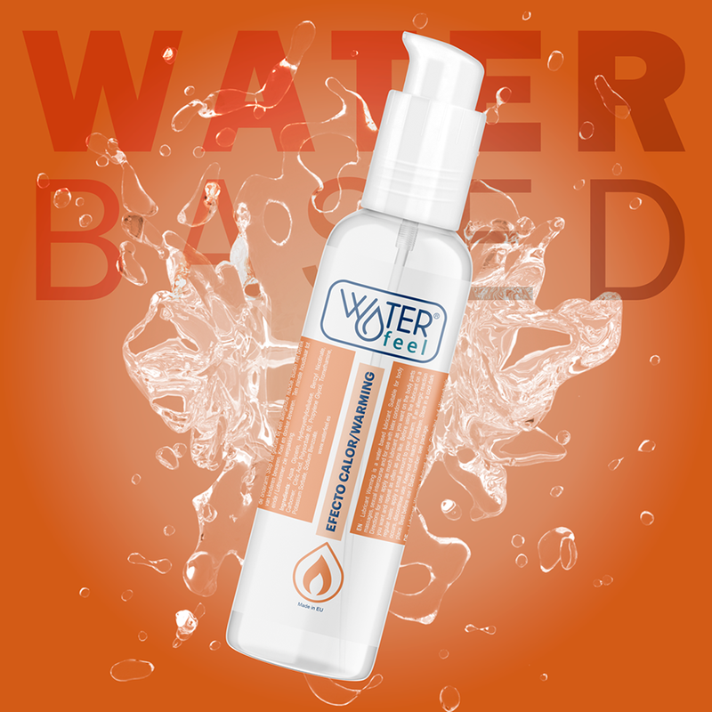 WATERFEEL Lubricante Efecto Calor 150 ML – Sensación Sedosa Para Mayor Placer