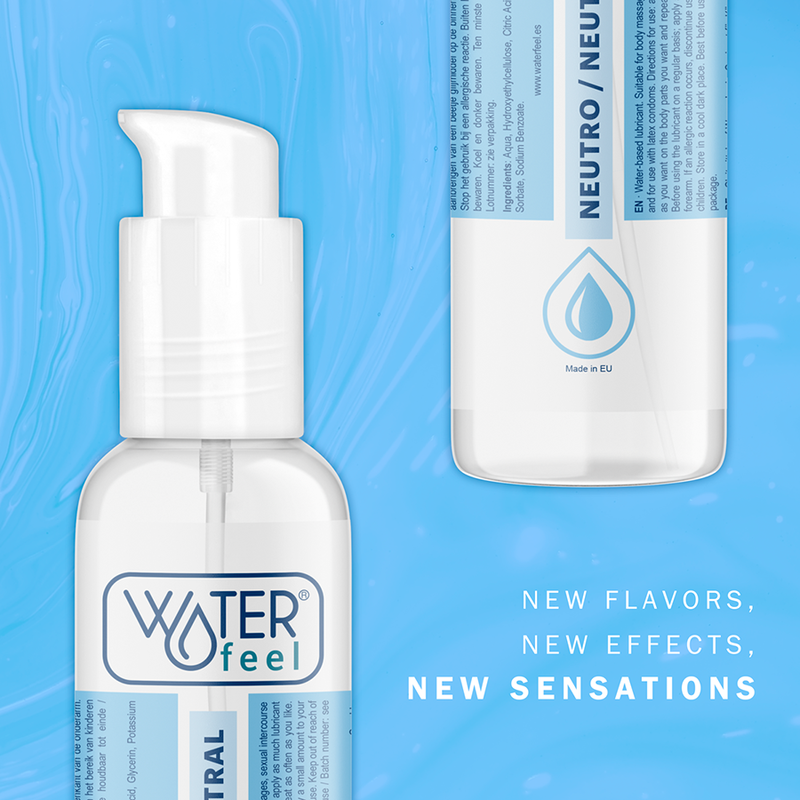 Comprar WATERFEEL Lubricante Natural 175 ML – Suave y Sedoso Con Base Agua Para Una Experiencia Placentera-Noxtic