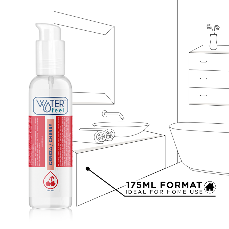 Comprar WATERFEEL Lubricante Cereza 175 Ml – Sabor Exquisito Para Una Experiencia Sensual Placentera-Noxtic