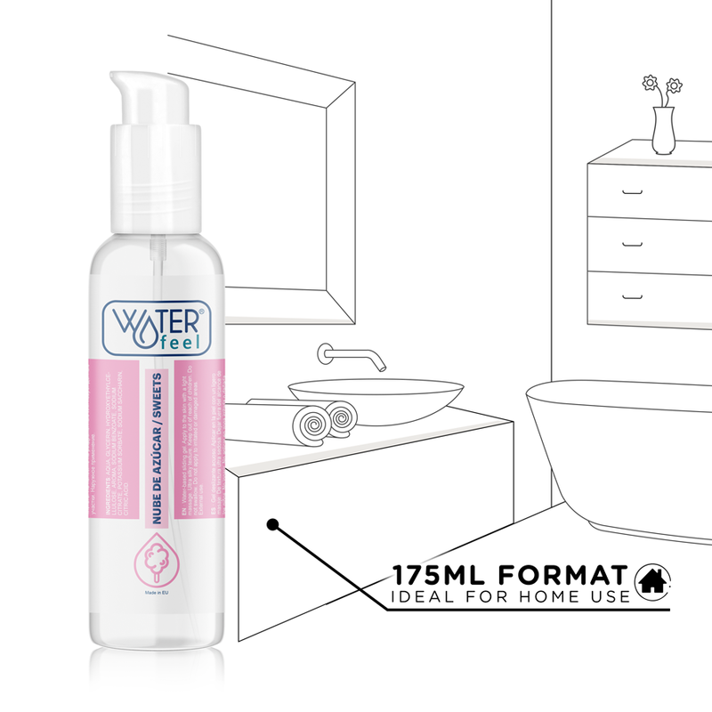 Comprar Waterfeel Lubricante Nube de Azúcar 175 Ml – Lubricante Hidratante Con Sabor Dulce Para Mayor Placer-Noxtic