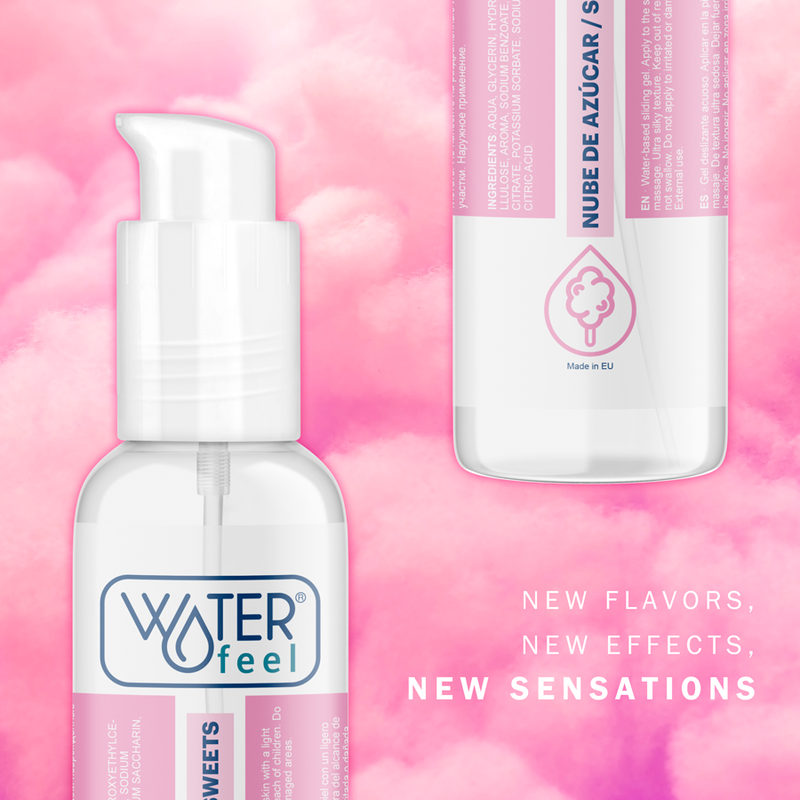Comprar Waterfeel Lubricante Nube de Azúcar 175 Ml – Lubricante Hidratante Con Sabor Dulce Para Mayor Placer-Noxtic