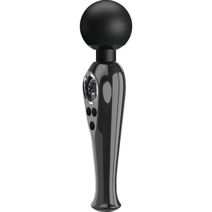 Comprar PRETTY LOVE Skyler Vibrador Wand Negro – Varita Ergonómica Con 10 Modos De Vibración-Noxtic