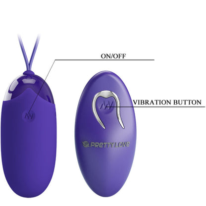 Comprar Pretty Love Berger Youth Huevo Vibrador – Control Remoto Con Diseño Elegante y Versátil-Noxtic