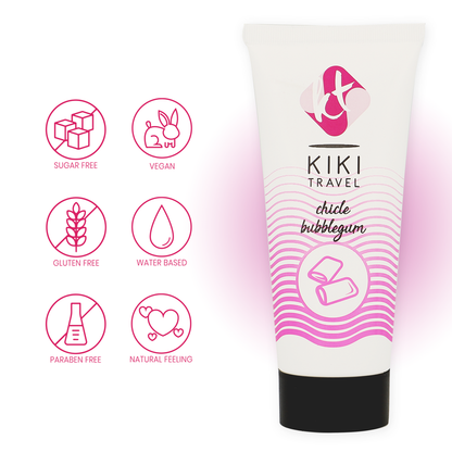Comprar KIKÍ Travel Lubricante Sabor A Chicle 50 Ml – Lubricante Suave Para Placer Sensorial-Noxtic