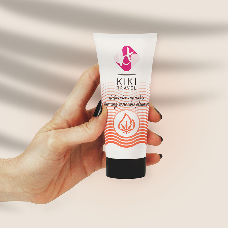 KIKÍ Travel Gel Deslizante Sabor Cannabis – Efecto Calor Intenso Con Tacto Sedoso
