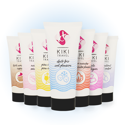 KIKÍ Travel Gel Deslizador Efecto Frío 50 Ml – Tacto Sedoso Con Sensación Refrescante