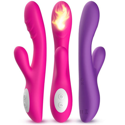 ARMONY Spark Vibrador Fucsia – Vibrador Recargable Con Efecto Calor Para Placer Intenso