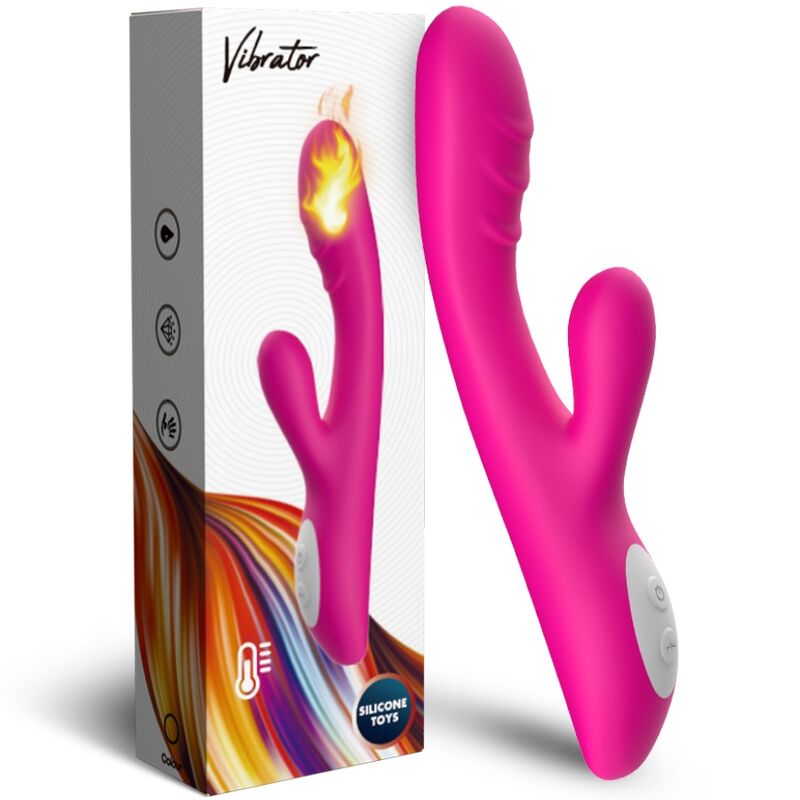 ARMONY Spark Vibrador Fucsia – Vibrador Recargable Con Efecto Calor Para Placer Intenso
