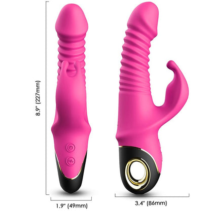 ARMONY Zing Dildo Rabbit Vibrator Fucsia – Vibratore ricaricabile con design ergonomico per un piacere senza pari