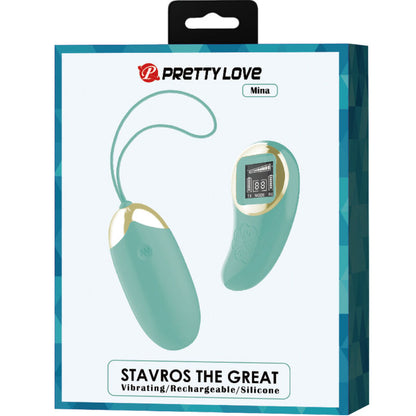 Comprar Pretty Love Mina Huevo Vibrador Control Remoto Verde – Juguete Erótico Discreto Con Diseño Elegante-Noxtic