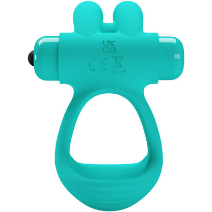 Comprar PRETTY LOVE Dante Anillo Vibrador Rabbit Verde – Diseño Ergonómico Para Conexión Intensa Con Tu Pareja-Noxtic