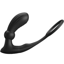 PRETTY LOVE Warren Anillo Y Vibrador Anal Negro – Diseño Innovador Para Placer Compartido
