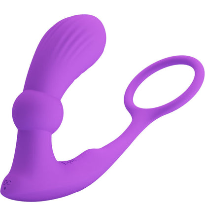 Comprar PRETTY LOVE Warren Anillo Y Vibrador Anal Violeta – Diseño Innovador Para Placer Compartido-Noxtic