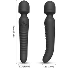 Comprar ARMONY Misión Masajeador Negro – Masajeador Ergonómico Con Efecto Calor Para Placer Intenso-Noxtic