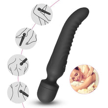 Comprar ARMONY Misión Masajeador Negro – Masajeador Ergonómico Con Efecto Calor Para Placer Intenso-Noxtic