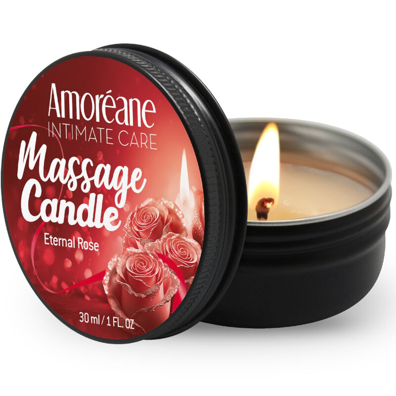 Comprar AMOREANE Vela De Masaje Eternal Rose 30 ML – Elegancia Y Bienestar Para Momentos Íntimos-Noxtic