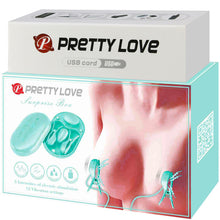 Comprar PRETTY LOVE Surprise Box Pinzas Electro Estimulación Azul – Juguete Innovador Con Vibración Para Placer Sensorial-Noxtic