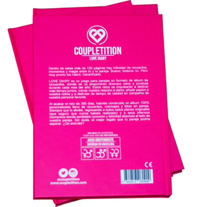 Comprar COUPLETITION Love Diary – Álbum Elegante Para Explorar Recuerdos Y Deseos En Pareja-Noxtic