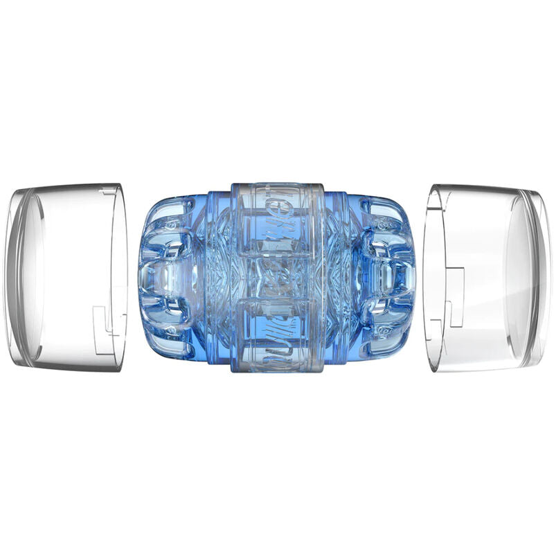 Fleshlight Quickshot Turbo Blue Ice – Dispositivo Compacto Para Placer Sensacional