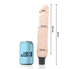 Comprar LOVECLONE Vibrador Realista 26 CM – Tecnología De Lubricación Automática Para Mayor Comodidad-Noxtic