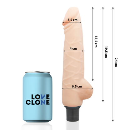 Comprar LOVECLONE Vibrador Realístico 24 CM – Tecnología De Autolubricación Para Uso Sencillo-Noxtic