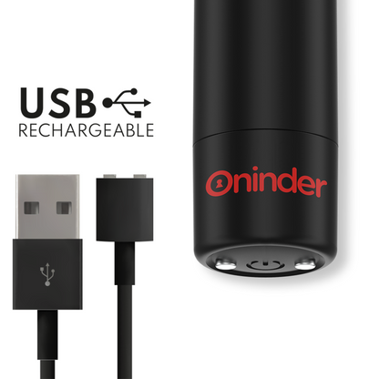 Comprar ONINDER Berlin Bala Vibradora Negra – Estimulador Con 9 Modos De Vibración Y App Gratuita-Noxtic