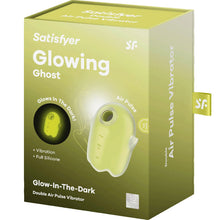 Satisfyer Glowing Ghost Air Pulse Y Vibrador Amarillo – Juguete Ergonómico Con Tecnología De Pulsación De Aire