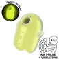 Comprar Satisfyer Glowing Ghost Air Pulse Y Vibrador Amarillo – Juguete Ergonómico Con Tecnología De Pulsación De Aire-Noxtic
