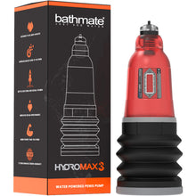 Comprar BATHMATE Hydromax 3 Rojo – Diseño Innovador Para Bienestar Sexual Accesible-Noxtic