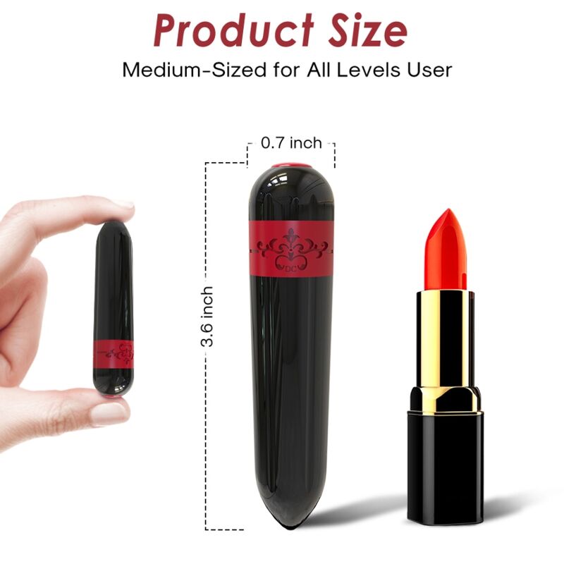 Comprar ARMONY Rocket Bala Vibradora Con Control Remoto Negro – Diseño Elegante Para Placer Personalizado-Noxtic