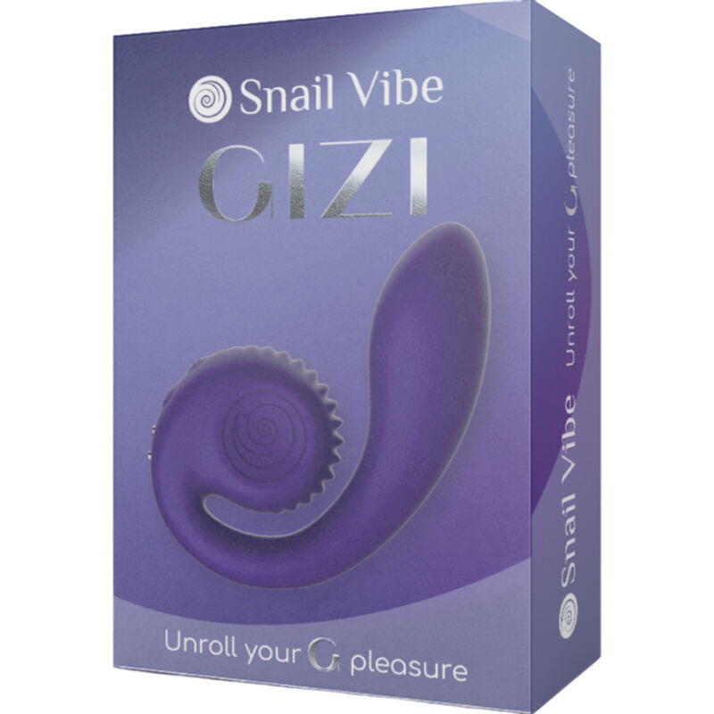 Snail Vibe Gizi Estimulador Dual Rosa – Estimulador Con Diseño Ergonómico Y Curvado