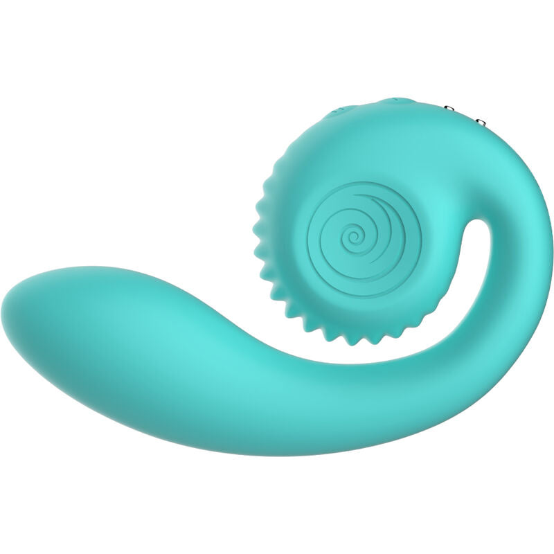 Snail Vibe Gizi Estimulador Dual Rosa – Estimulador Con Diseño Ergonómico Y Curvado