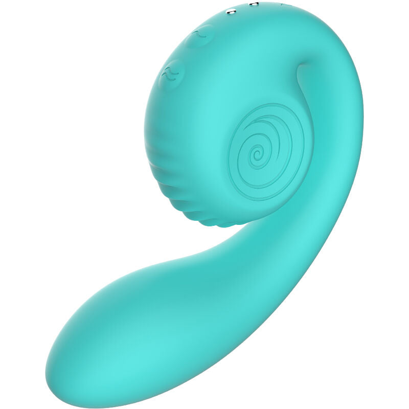 Snail Vibe Gizi Estimulador Dual Rosa – Estimulador Con Diseño Ergonómico Y Curvado