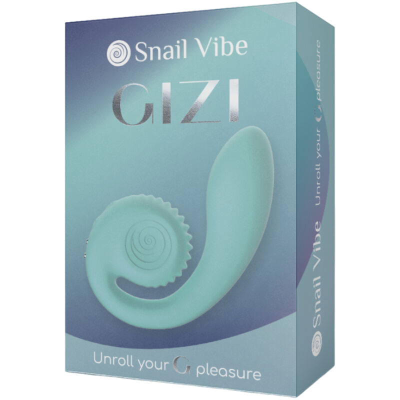 Snail Vibe Gizi Estimulador Dual Rosa – Estimulador Con Diseño Ergonómico Y Curvado