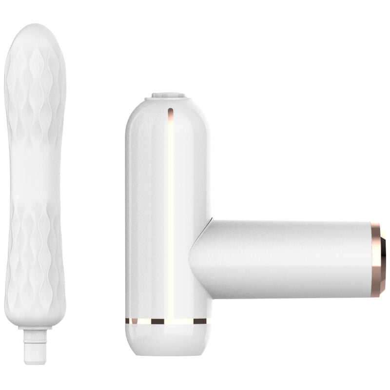 Comprar ARMONY FKING MACHINE Blanco – Vibrador Ajustable Con Diseño Ergonómico Y Función Automática-Noxtic
