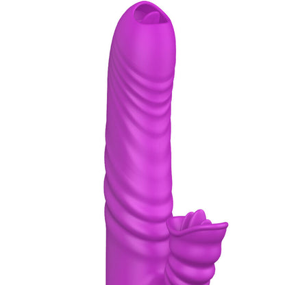 ARMONY - ANGELIA MULTIFUNCTIONAL DOUBLE TONGUE VIBRATOR WITH VIOLET HEAT EFFECT