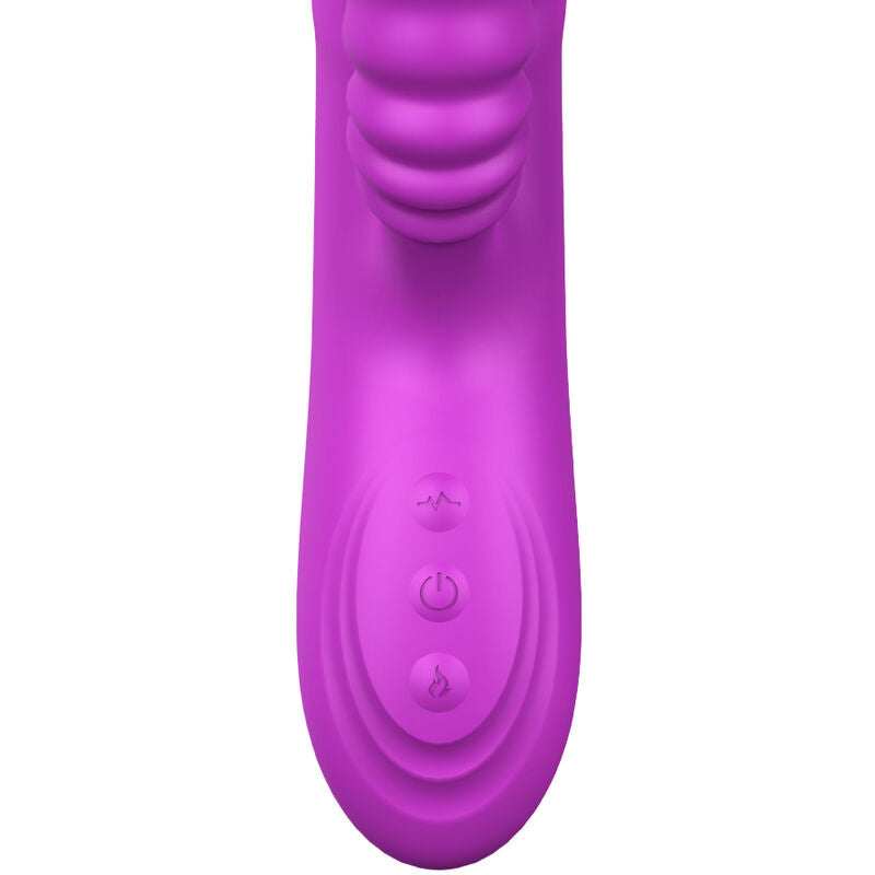 ARMONY - ANGELIA MULTIFUNCTIONAL DOUBLE TONGUE VIBRATOR WITH VIOLET HEAT EFFECT