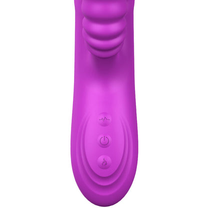 ARMONY - ANGELIA MULTIFUNCTIONAL DOUBLE TONGUE VIBRATOR WITH VIOLET HEAT EFFECT