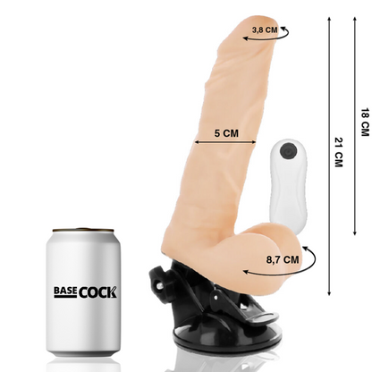 Basecock Vibrador Realista Articulable Con Control Remoto – Diseño Versátil Para Placer Personalizado