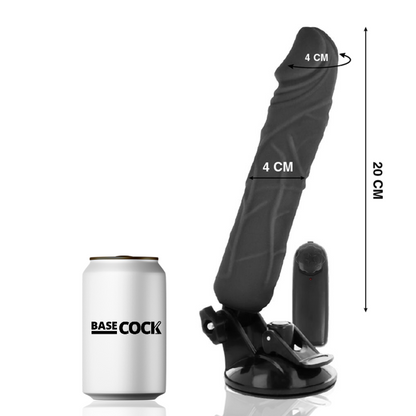 BASECOCK Vibrador Realista Con Control Remoto – Diseño Ergonómico Para Placer Personalizado