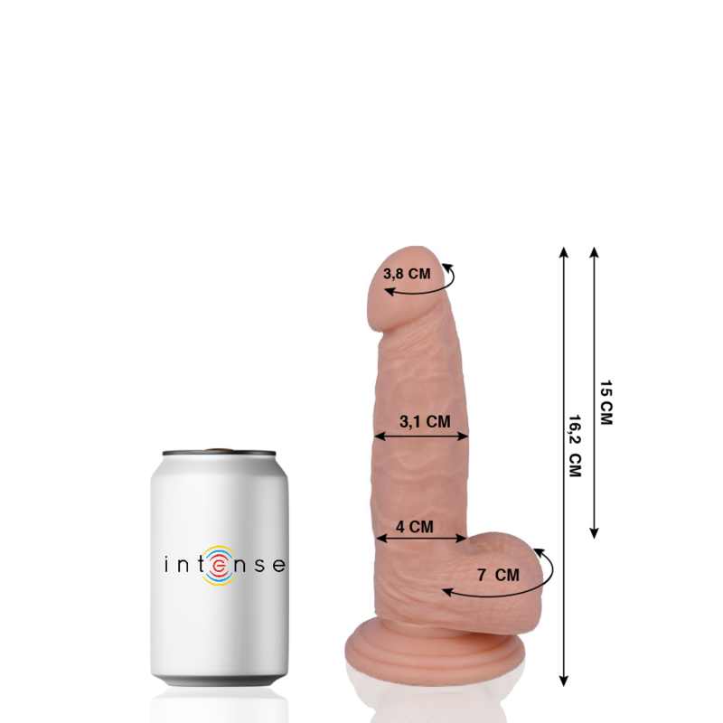 MR Intense Realistic Penis 16,2 cm – Design confortevole per un piacere intenso