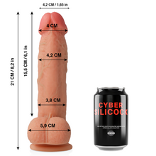 Comprar CYBER Silicock Realístico 21 Cm – Juguete Erótico De Silicona Médica Para Comodidad Y Placer-Noxtic