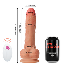 CYBER Silicone Remote Control Master Huck – Giocattolo sessuale realistico in silicone ipoallergenico