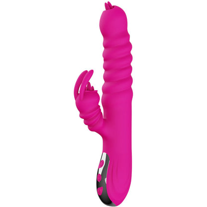 ARMONY - MULTIFUNCTIONAL RABBIT VIBRATOR DOUBLE TONGUE HEAT EFFECT FUCHSIA