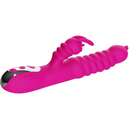 ARMONY - MULTIFUNCTIONAL RABBIT VIBRATOR DOUBLE TONGUE HEAT EFFECT FUCHSIA
