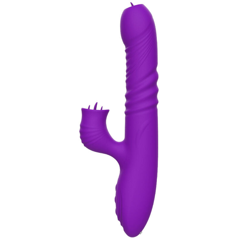 Armony Vibrador Rabbit Con Lengua Estimuladora – Diseño Elegante Con Efecto Calor Para Placer Único