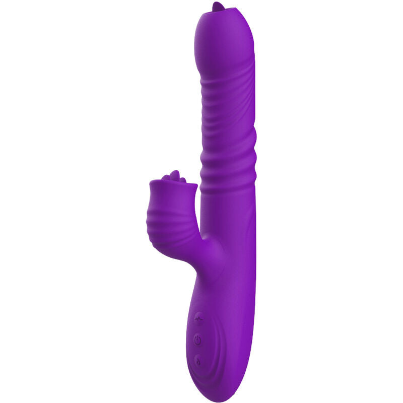 Comprar Armony Vibrador Rabbit Con Lengua Estimuladora – Diseño Elegante Con Efecto Calor Para Placer Único-Noxtic