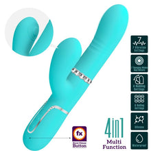 PRETTY LOVE Vibrador Punto G Multifunción Verde Agua – Estimulador Con 7 Modos De Vibración Para Placer Personalizado