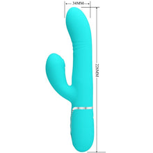 PRETTY LOVE Vibrador Punto G Multifunción Verde Agua – Estimulador Con 7 Modos De Vibración Para Placer Personalizado